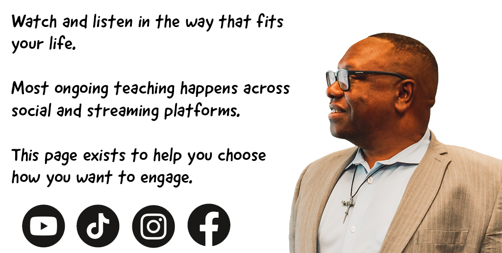 Most ongoing teaching happens across social and streaming platforms.